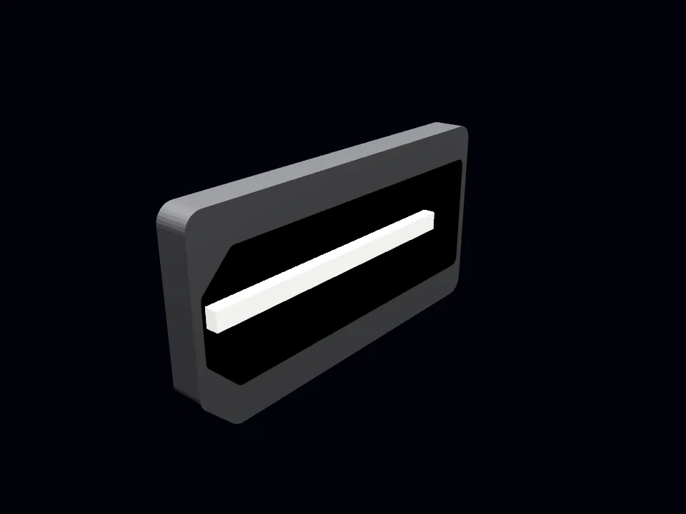 The Wii's AV Multi Out socket: a wide rectangular connector with a slot along its length.